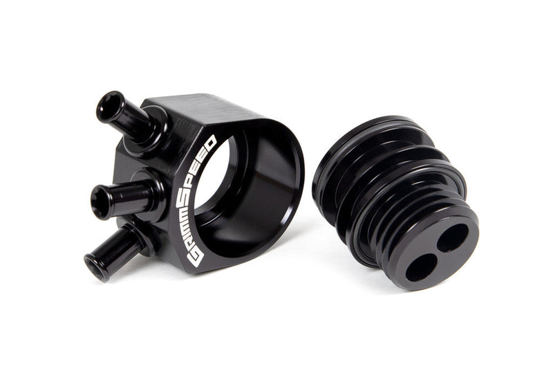 GrimmSpeed Black Air Oil Separator 2008-2014 WRX