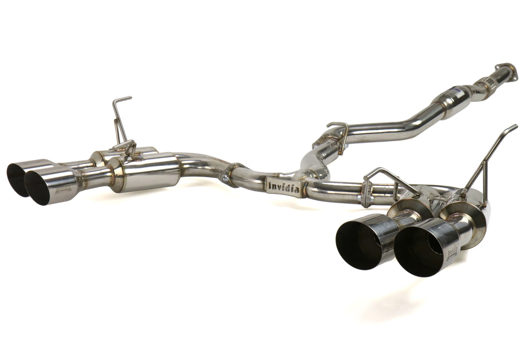 Invidia R400 Gemini Polished Tips Catback Exhaust WRX/STI 2015-2021