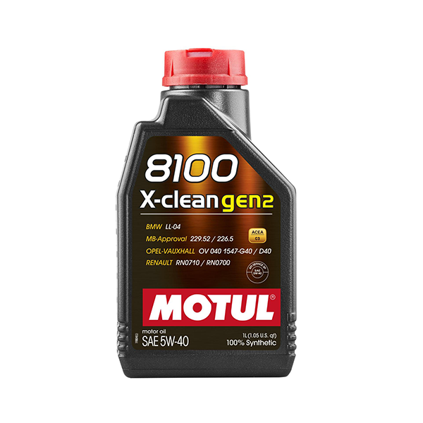 Motul 1L 8100 X-Clean Gen2 5W-40