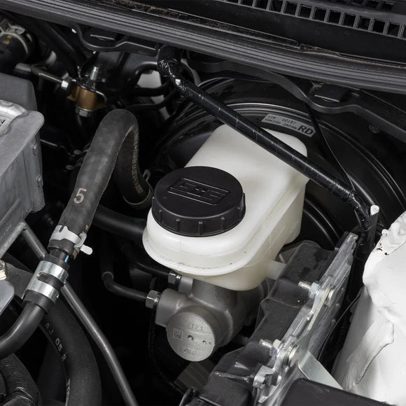GrimmSpeed Black Engine Bay Dress-Up Caps 2002-2021 WRX / 2004-2021 STI