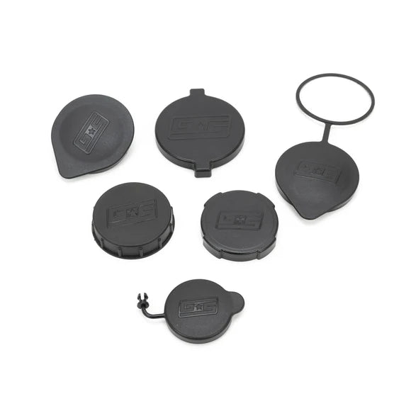 GrimmSpeed Black Engine Bay Dress-Up Caps 2002-2021 WRX / 2004-2021 STI