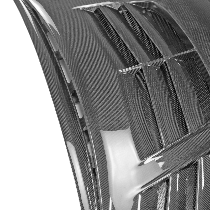 MSP Double Sided Circuit Style Carbon Fiber Hood 2015-2021 WRX / 2015-2021 STI