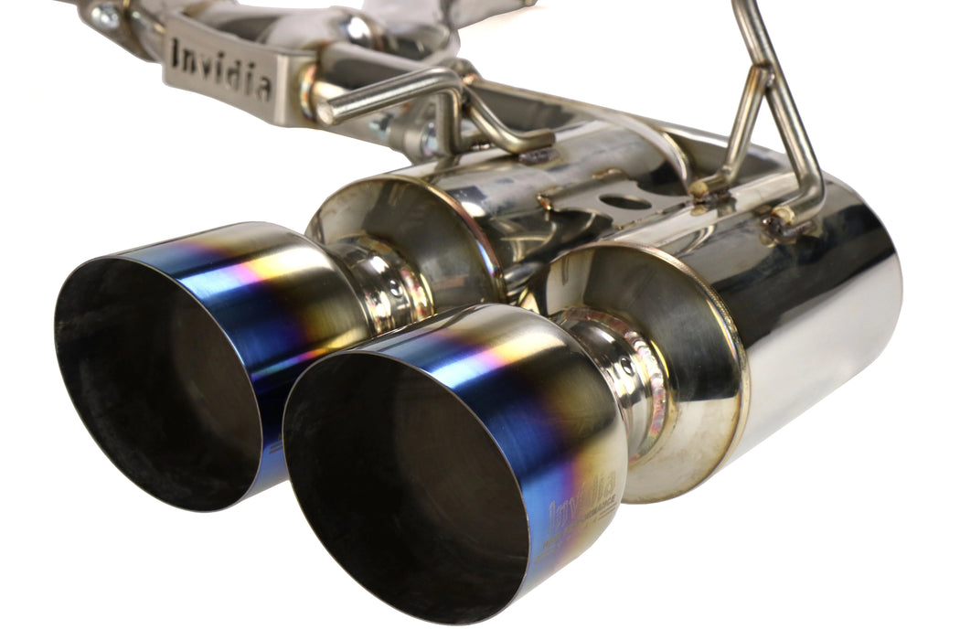 Invidia R400 Gemini Titanium Tip Catback Exhaust 2011-2014 WRX Hatchback / 2008-2014 STI Hatchback