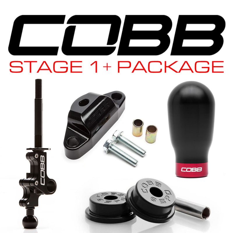 COBB Stage 1+ Drivetrain Package Tall Weighted Knob 2004-2021 STI