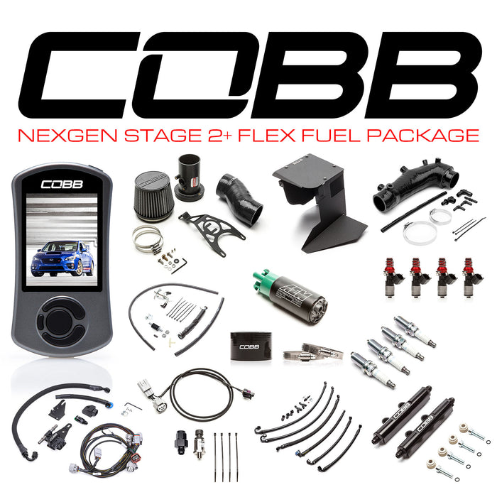 COBB Tuning Nexgen Stage 2+ Flex Fuel Power Package 2015-2018 STI