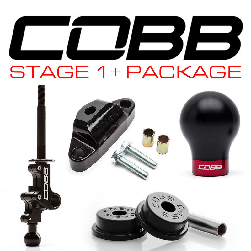 COBB Stage 1+ Drivetrain Package Weighted Shift Knob 2004-2021 STI