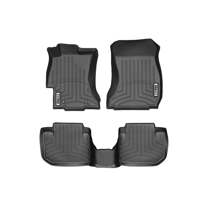 COBB Tuning x WeatherTech Front and Rear Floorliner Set 2015-2021 WRX/STI