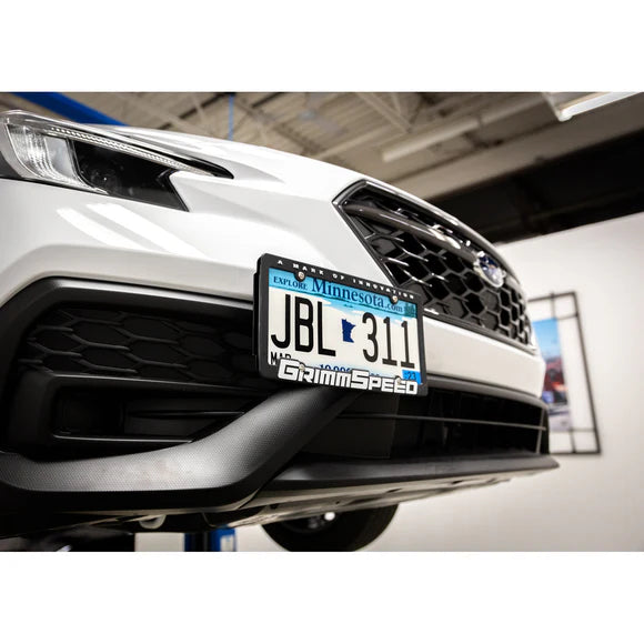 GrimmSpeed License Plate Relocation Kit 2018-2026 WRX / 2018-2021 STI