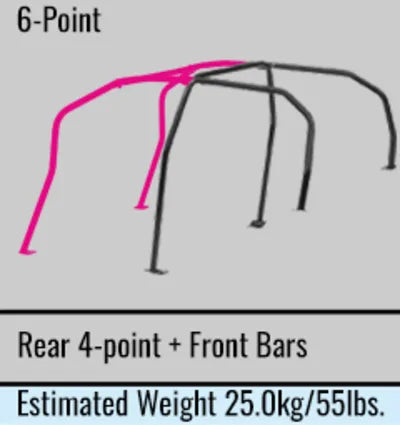 Cusco Gloss Black Roll Cage 2015-2021 WRX/STI