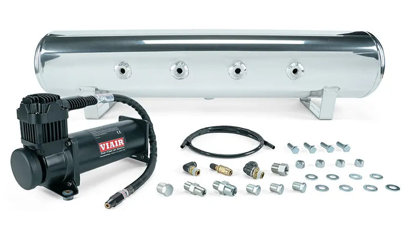 Air Lift 4 Gal. 7-Port Tank w/ Viair 444b Black Compressor