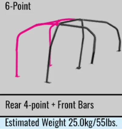 Cusco Gloss Black Roll Cage 2015-2021 WRX/STI