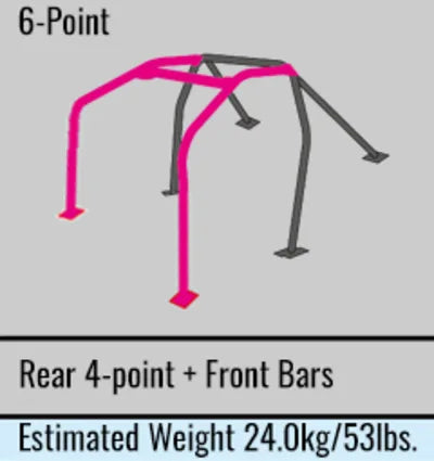 Cusco Gloss Black Roll Cage 2015-2021 WRX/STI