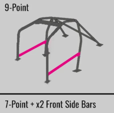 Cusco Gloss Black Roll Cage 2015-2021 WRX/STI