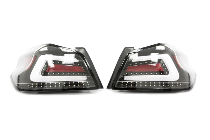 MSP TR Style Sequential White Bar Tail Lights Clear Lens 2015-2021 WRX / 2015-2021 STI