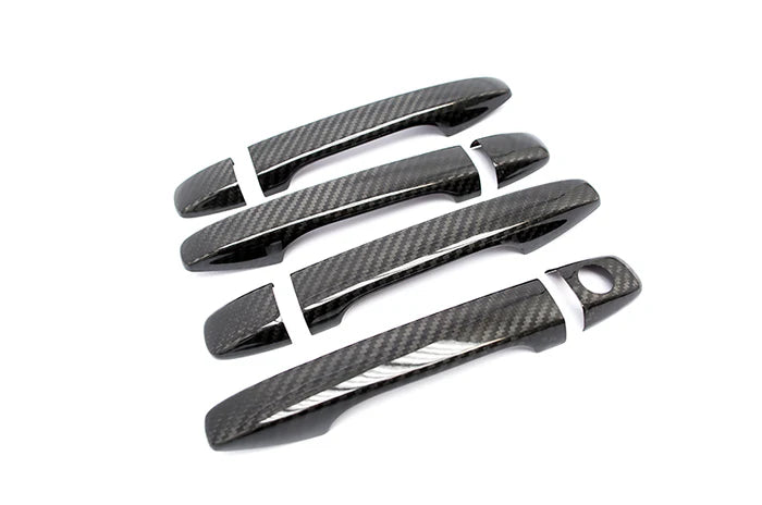 OLM S-Line Dry Carbon Fiber Door Handle Covers 2015-2021 WRX/STI