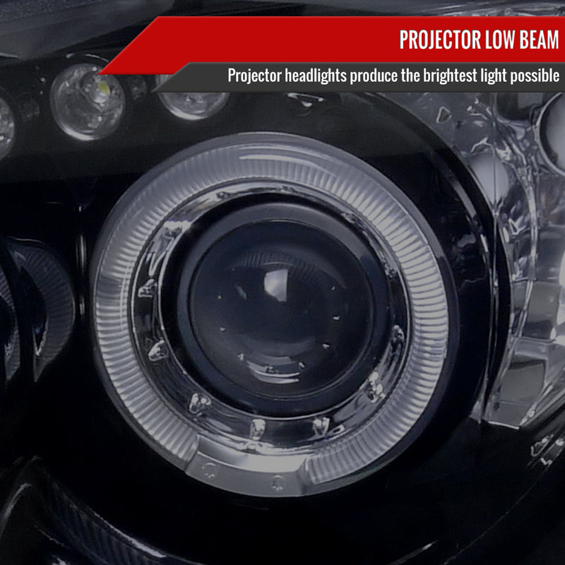 Spec-D Tuning Halo Style LED Headlights 2004-2005 WRX/STI