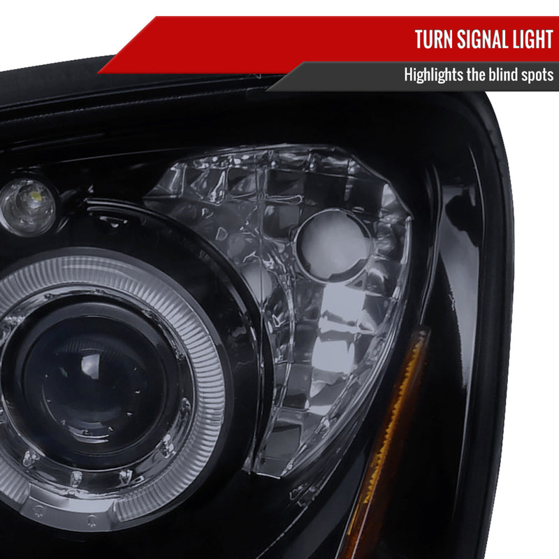 Spec-D Tuning Halo Style LED Headlights 2004-2005 WRX/STI