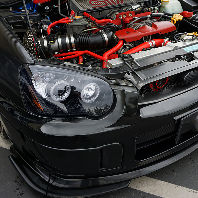 Spec-D Tuning Halo Style LED Headlights 2004-2005 WRX/STI