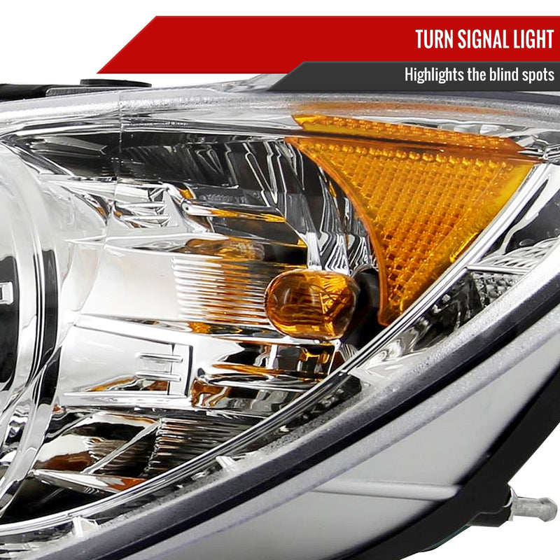 Spec-D Tuning LED Headlights Clear Housing w/ Clear Lens 2006-2007 WRX / 2006-2007 STI