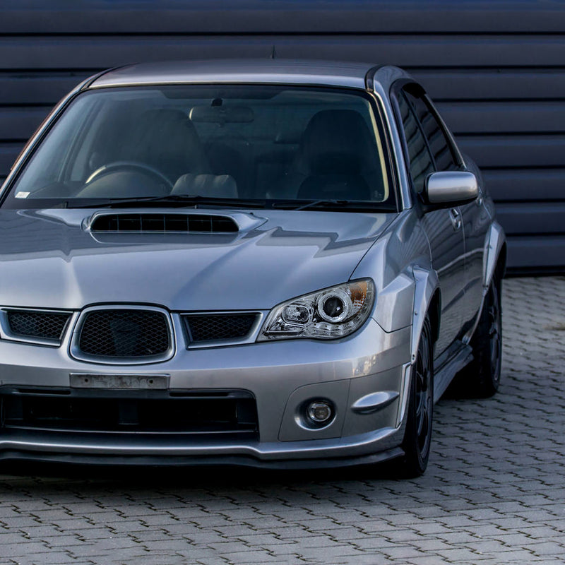 Spec-D Tuning LED Headlights Clear Housing w/ Clear Lens 2006-2007 WRX / 2006-2007 STI
