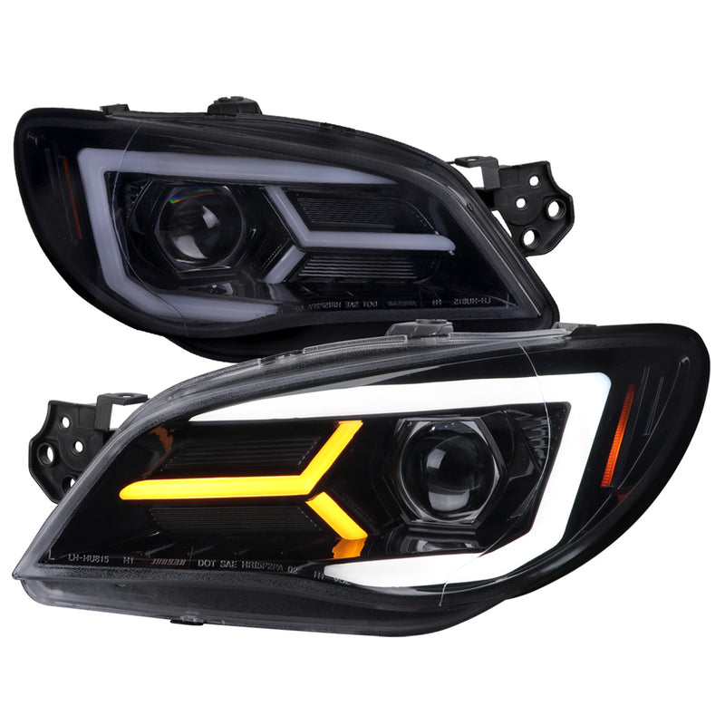 Spec-D Tuning V2 Sequential LED Headlights 2006-2007 WRX/STI