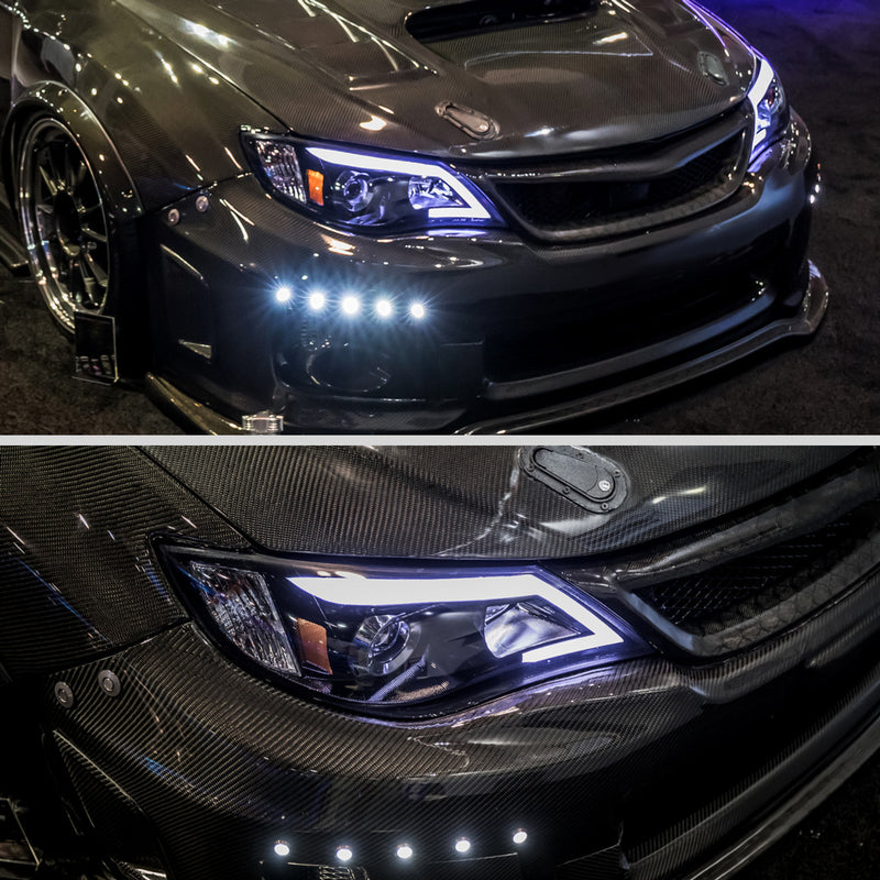 Spec-D Tuning LED Headlights 2008-2014 WRX/STI