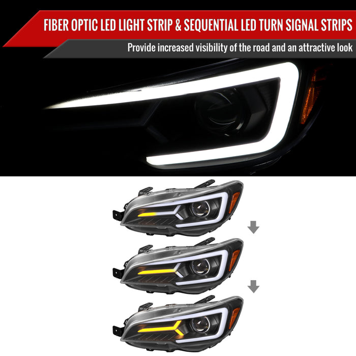 Spec-D Tuning Sequential LED Headlights 2015-2021 WRX/STI