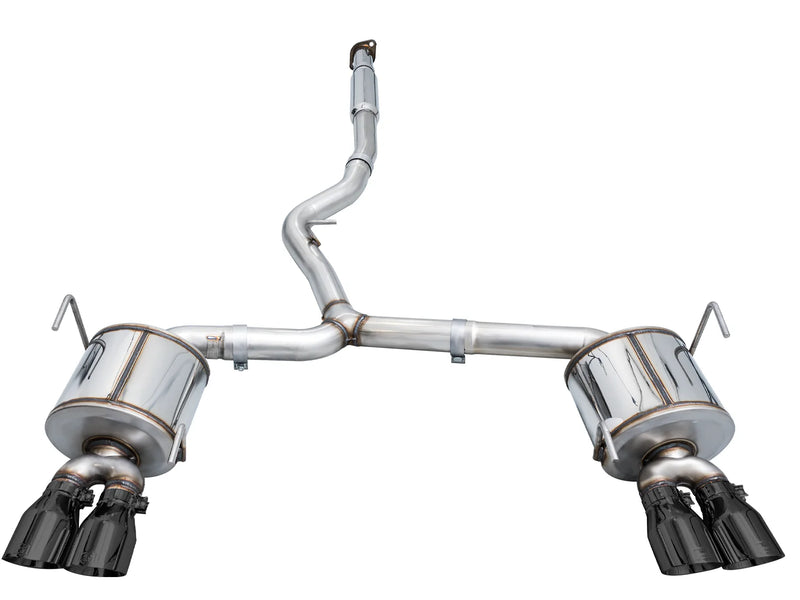 AWE Touring Edition Catback Exhaust w/ Diamond Black Tips 2022-2026 WRX