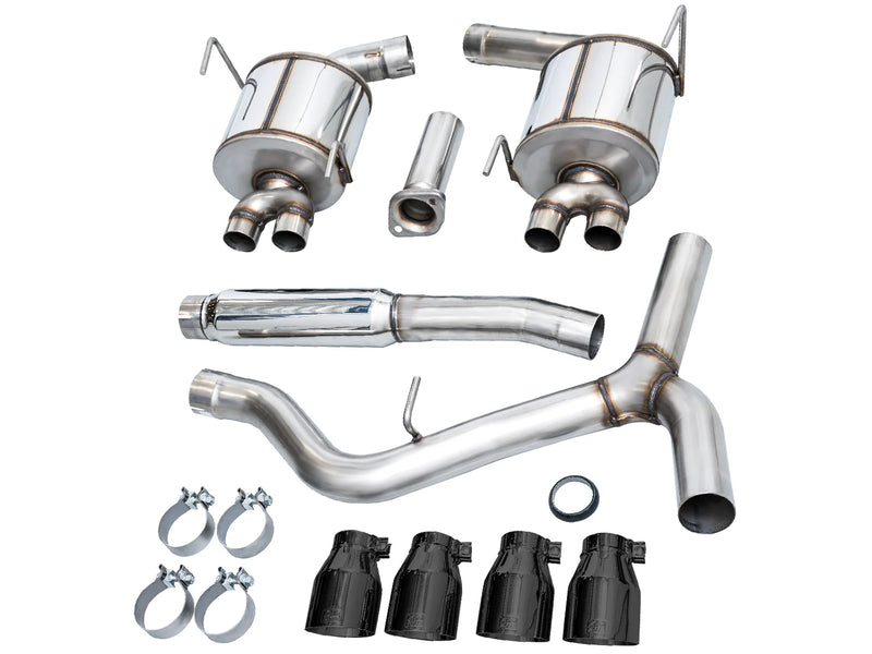 AWE Touring Edition Catback Exhaust w/ Diamond Black Tips 2022-2026 WRX