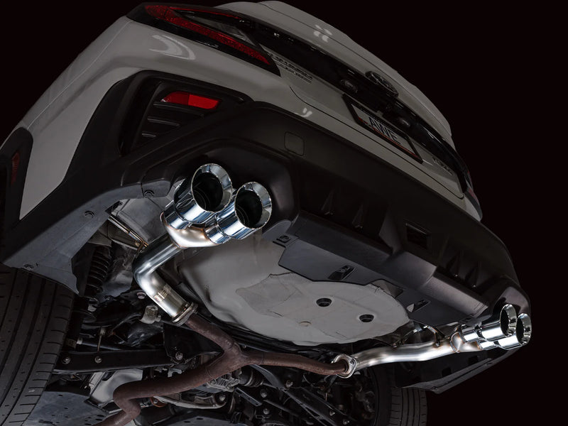 AWE Track Edition Axleback Exhaust w/ Chrome Silver Tips 2022+ WRX