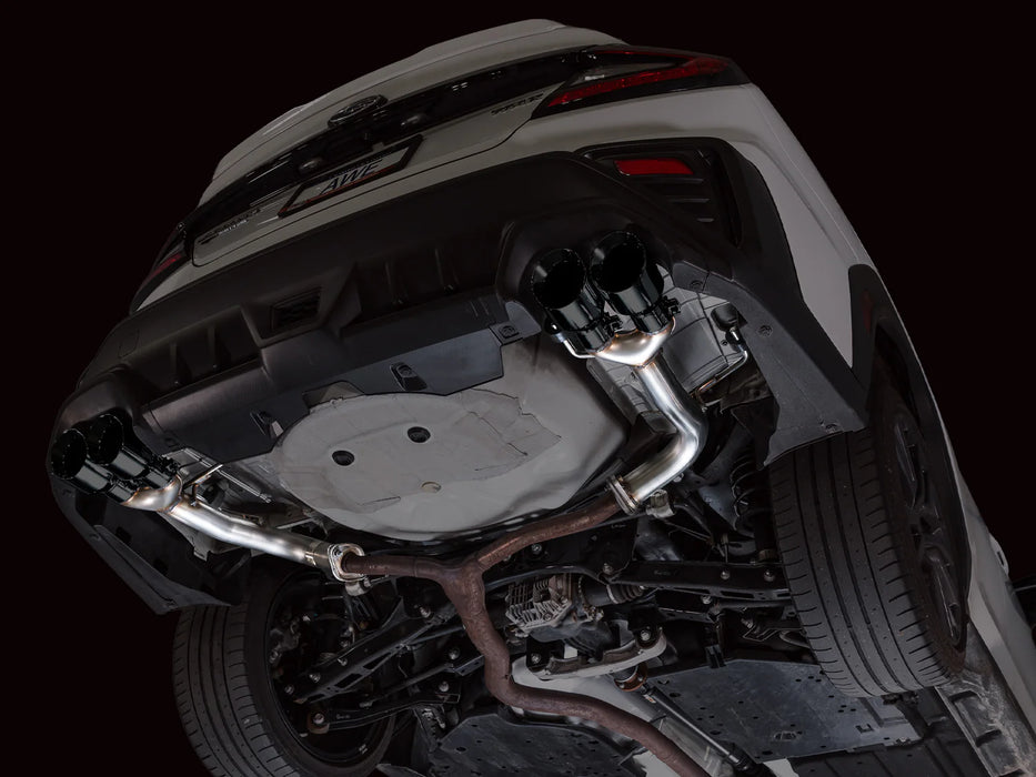 AWE Track Edition Axleback Exhaust w/ Diamond Black Tips 2022+ WRX