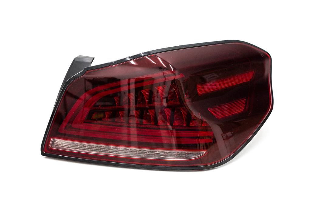 OLM Spec CR Sequential LED Tail Lights Red Lens 2015-2021 WRX/STI