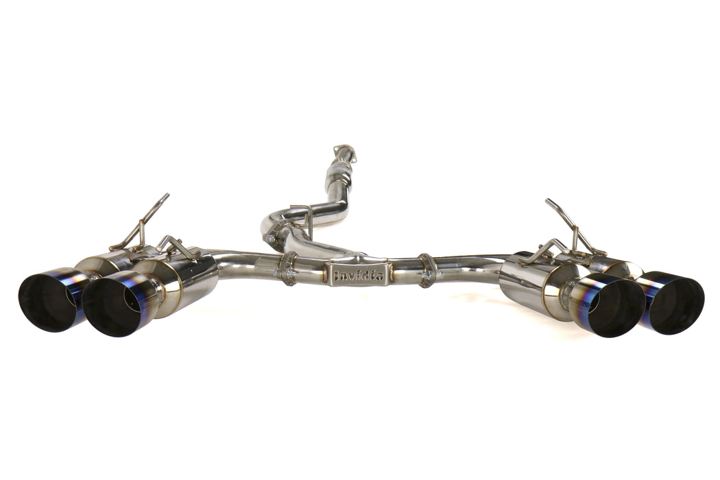 Invidia R400 Gemini Titanium Tip Catback Exhaust 2011-2014 WRX Hatchback / 2008-2014 STI Hatchback