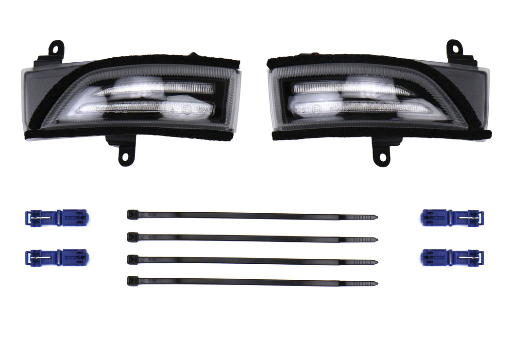 OLM Sequential Mirror Turn Signals w/ DRL (Clear Lens) 2015-2021 WRX/STI