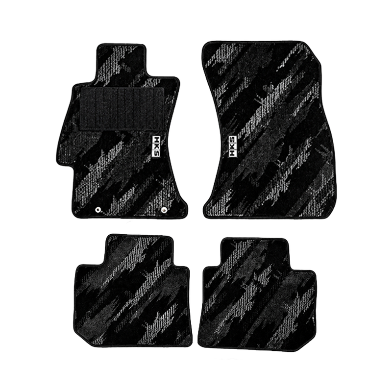 HKS Tufted Series Monotone Oil Color Floor Mat Set 2015-2021 WRX / 2015-2021 STI
