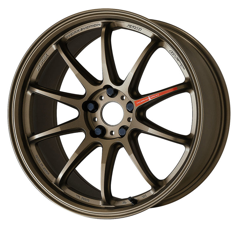 Work Emotion ZR10 Matte Bronze 19x9.5 +38 5x114.3