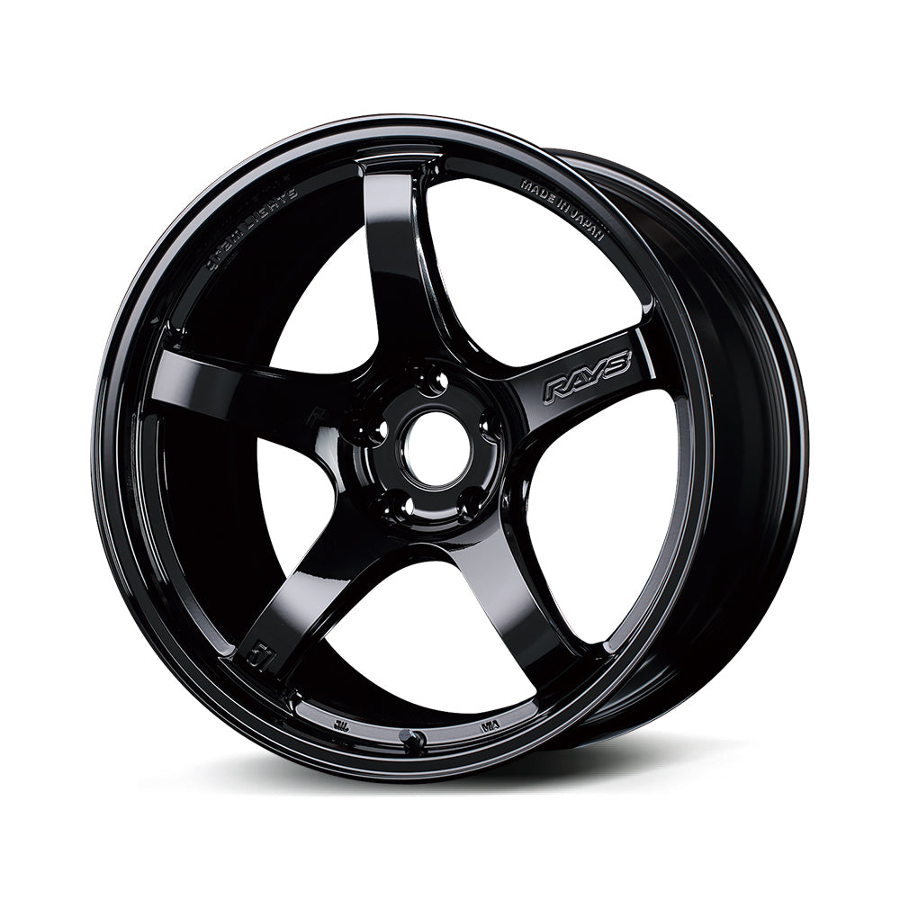 Rays Gram Lights 57CR Gloss Black 18x9.5 +38 5x114.3 — WRXDaily