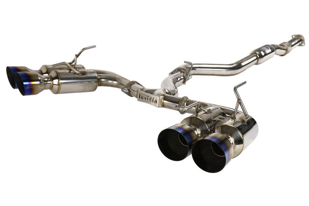 Invidia R400 Gemini Titanium Tip Catback Exhaust 2011-2014 WRX Hatchback / 2008-2014 STI Hatchback