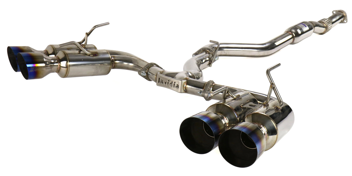 Invidia Gemini R400 Titanium Tip Catback Exhaust 2015-2021 WRX