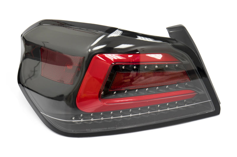 MSP TR Style Sequential Red Bar Tail Lights Clear Lens 2015-2021 WRX / 2015-2021 STI