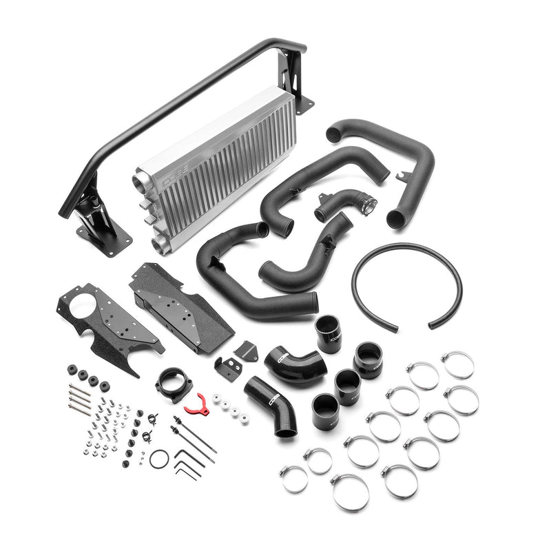 COBB Silver Front Mount Intercooler + Matte Redline Intake Package 2022-2026 WRX