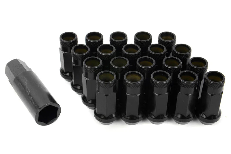 Muteki Black SR48 Open Ended Lug Nuts M12x1.25