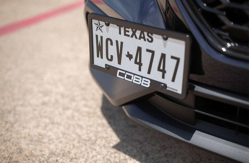 COBB Tuning License Plate Relocation Mount 2015-2026 WRX / 2015-2021 STI