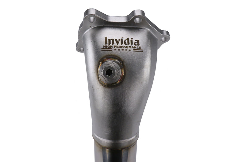 Invidia Lower Catted Downpipe Divorced Wastegate w/ 2 Bungs 2008-2014 WRX / 2008-2021 STI