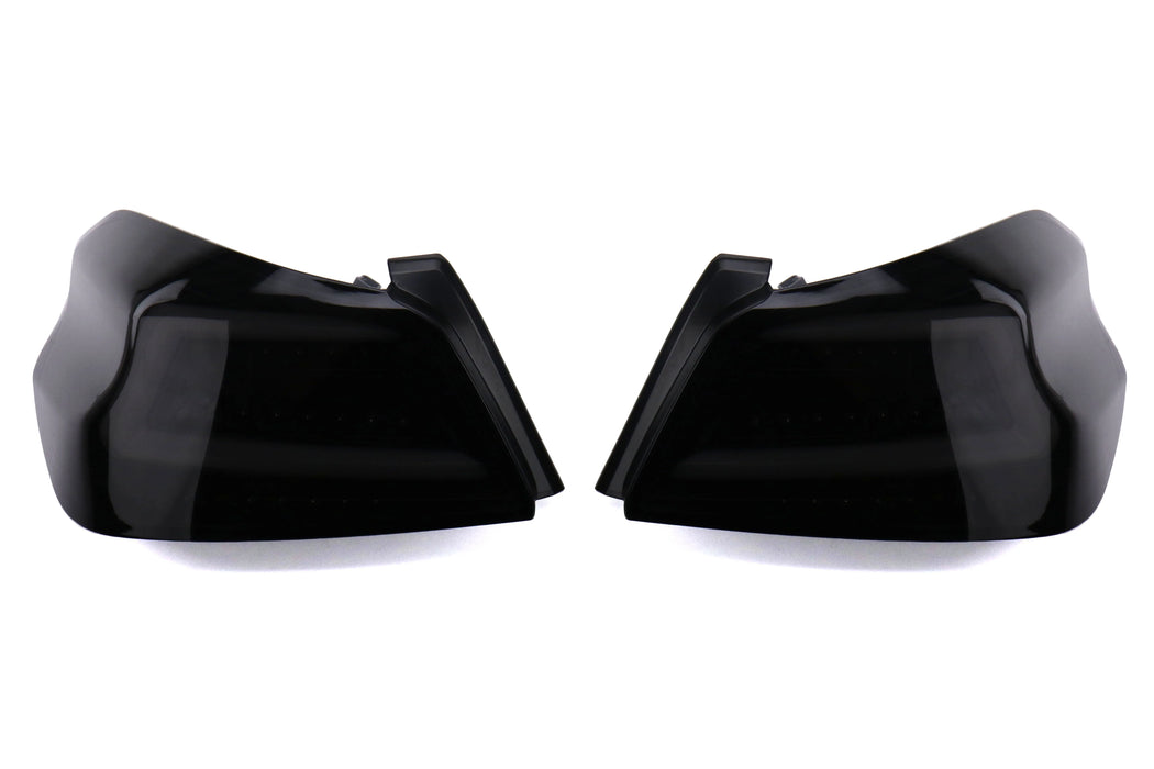 Spec-D Sequential Tail Lights Gloss Black Housing w/ Smoked Lens 2015-2021 WRX/STI