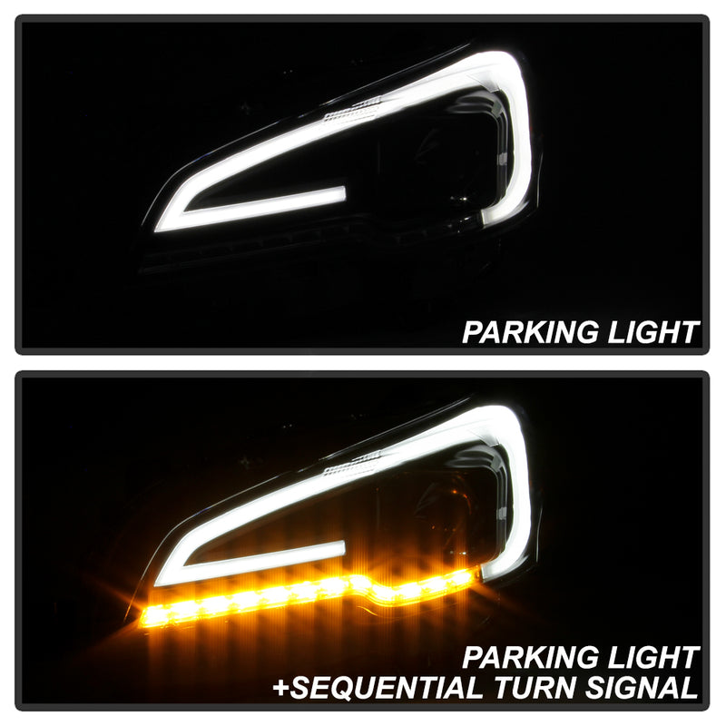 Akkon Projector Series Halogen Headlights Smoke Lens 2015-2021 WRX