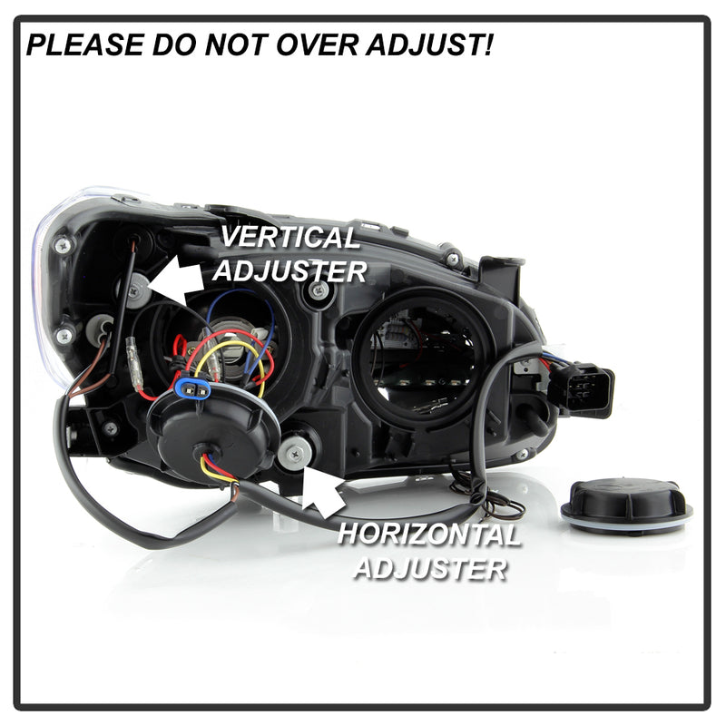 Akkon Projector Series Halogen Headlights Smoke Lens 2015-2021 WRX