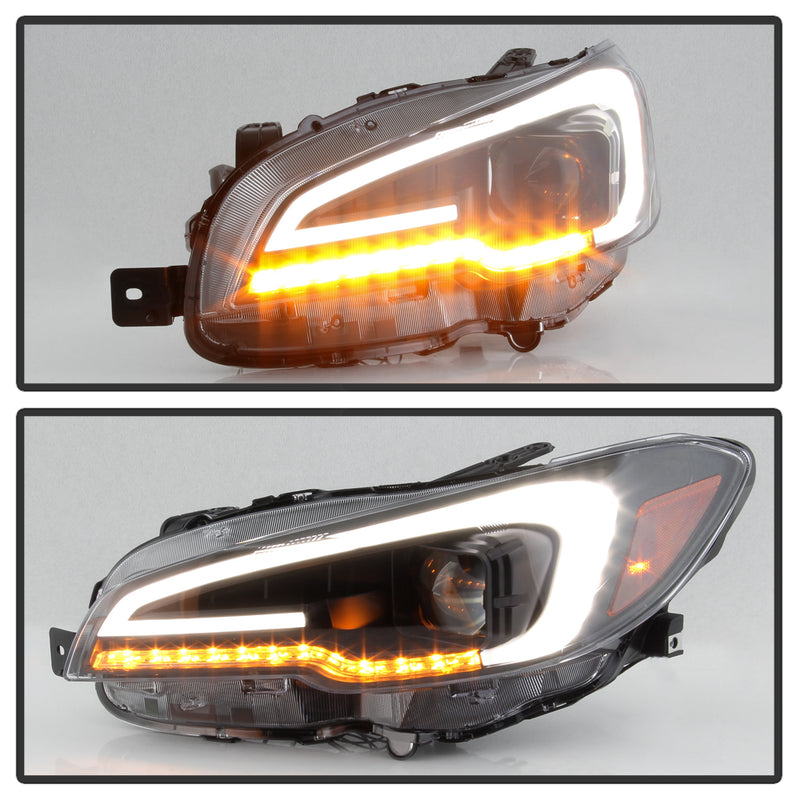 Akkon Projector Series Halogen Headlights Smoke Lens 2015-2021 WRX