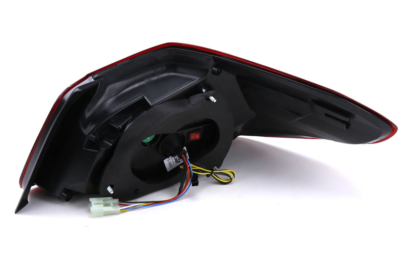 MSP TR Style Sequential White Bar Tail Lights Red Lens 2015-2021 WRX / 2015-2021 STI