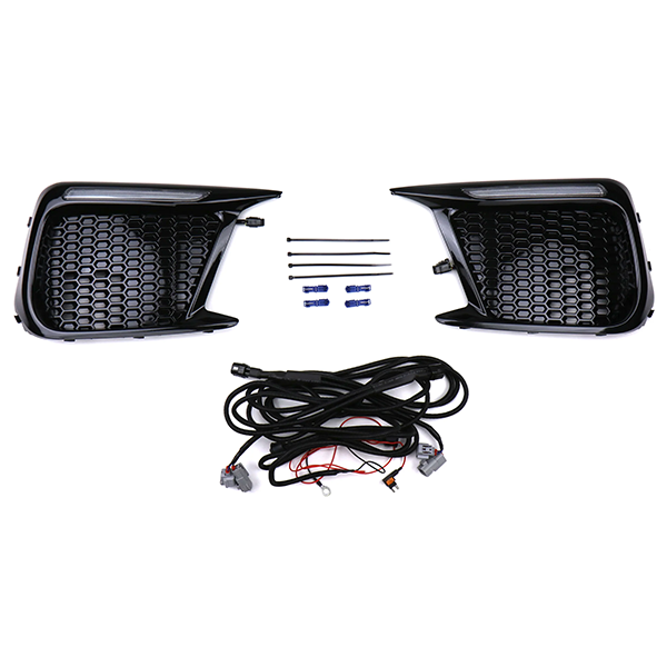 OLM Facelift JDM Style DRL/ Sequential Turn Signal Bezel 2018-2021 WRX/STI